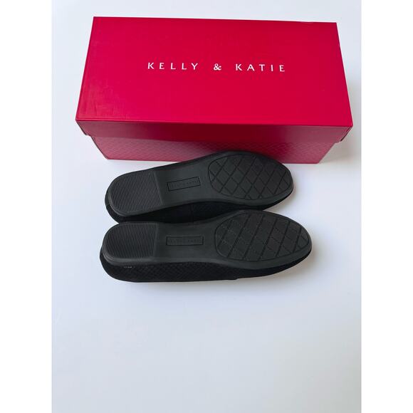 NWT Kelly & Katie Black Leather Peyton Loafers Women's 6.5M - Picture 5 of 9